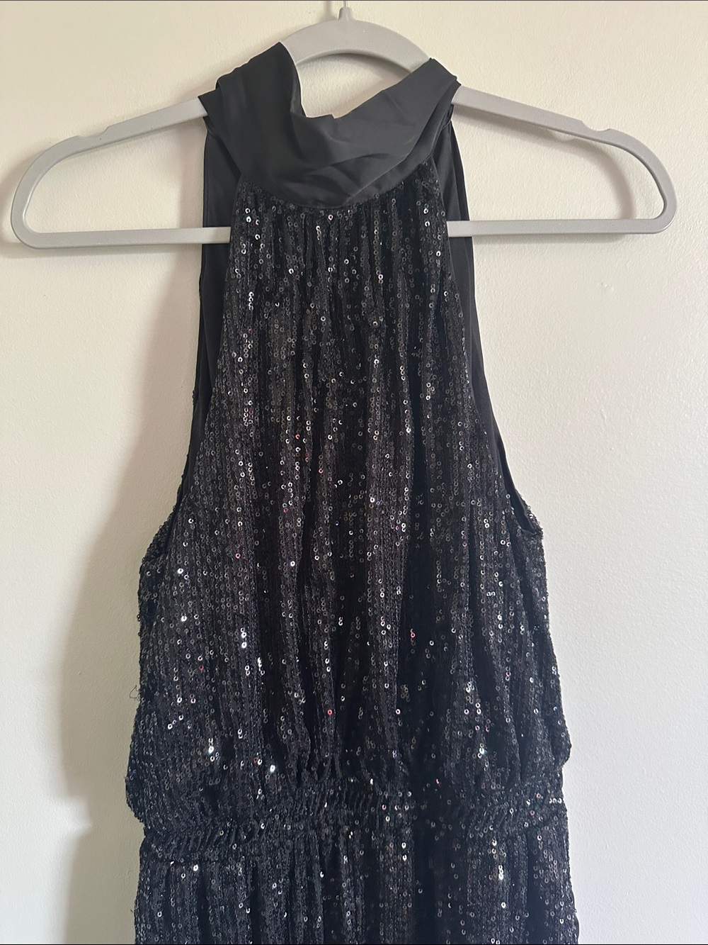 Mustard Seed Shimmering Charcoal Jumpsuit - Picture 7 of 11